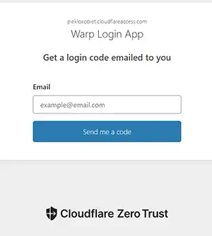 Enter Email Screen